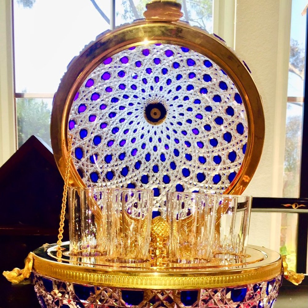 Formal & Vintage CRYSTAL Shot Glass Server Station (ONLY 1 AVAILABLE)